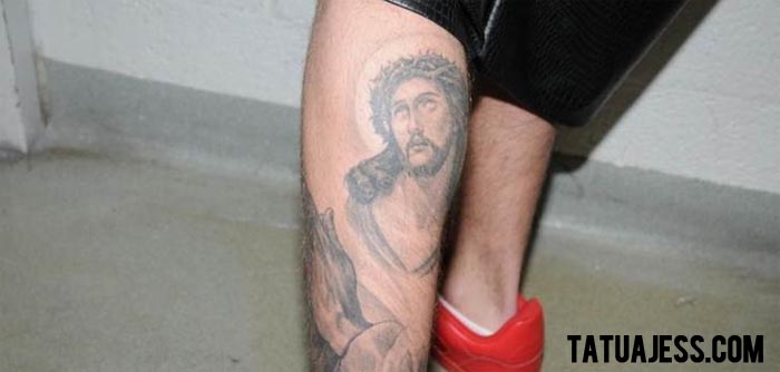 Tatuaje de Justin Bieber - Jesucristo
