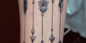 tatuajes flechas minimalistas