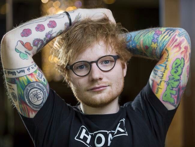 Tatuajes de Ed Sheeran » Ideas y fotografías