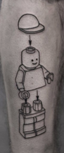 Qué tatuajes de Lego puedo hacerme
