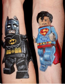 Qué tatuajes de Lego puedo hacerme
