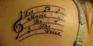 Tatuajes sobre música