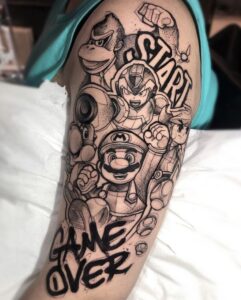 tatuaje de videojuegos